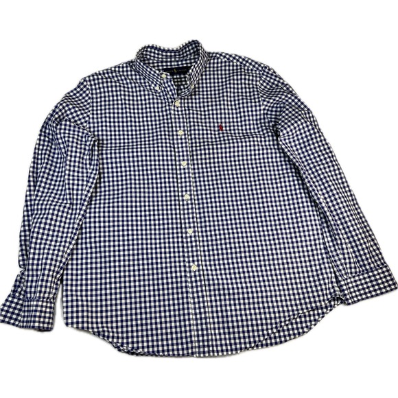 Ralph Lauren Other - Polo Ralph Lauren Mens XL Button Down Shirt Blue White Gingham Check Pony Cotton